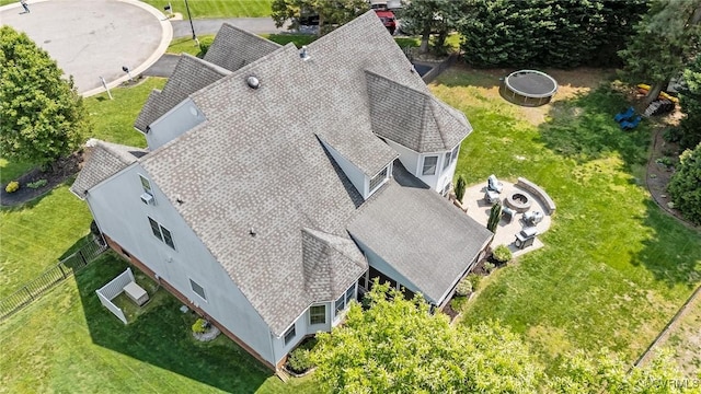 drone / aerial view