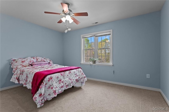 10011 Loblolly Ter, Amelia, VA 23002 - bedroom with carpet floors, baseboards, and a ceiling fan