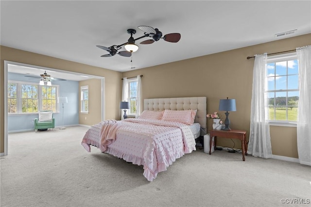 10011 Loblolly Ter, Amelia, VA 23002 - carpeted bedroom featuring baseboards and ceiling fan