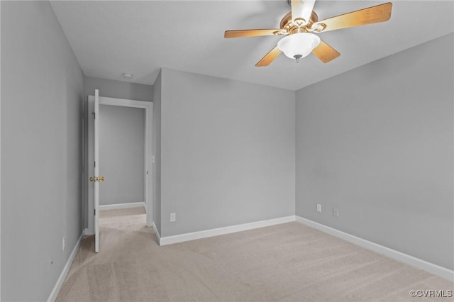 11421 Regal Ter, Providence Forge, VA 23140 - empty room featuring carpet flooring, ceiling fan, baseboards, and a smoke detector