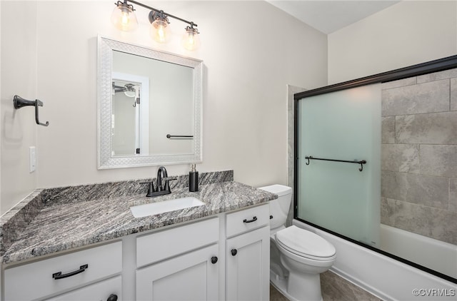 13201 Brooke Ridge Ln, Spotsylvania, VA 22551 - full bath with vanity and bath / shower combo with glass door