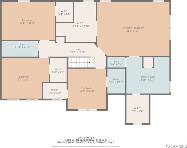 13201 Brooke Ridge Ln, Spotsylvania, VA 22551 - view of floor plan / room layout
