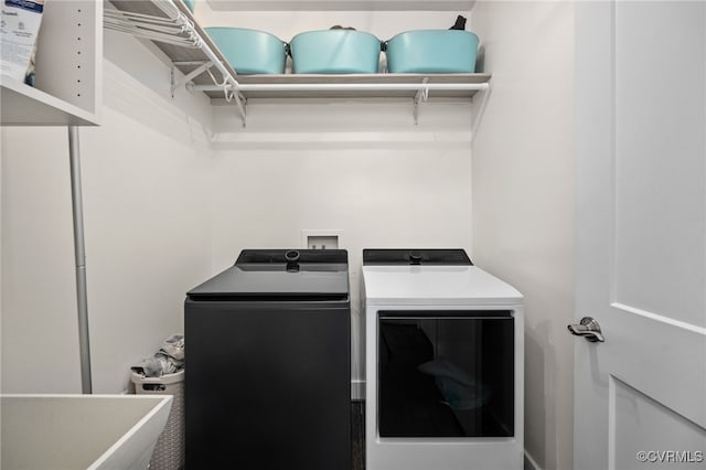 13201 Brooke Ridge Ln, Spotsylvania, VA 22551 - washroom with separate washer and dryer
