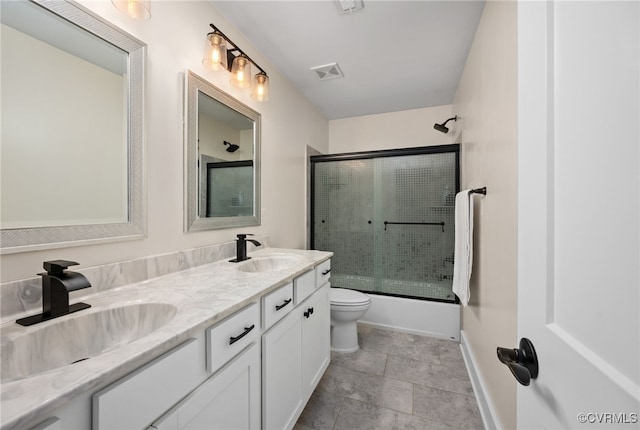 13201 Brooke Ridge Ln, Spotsylvania, VA 22551 - full bath with combined bath / shower with glass door and double vanity