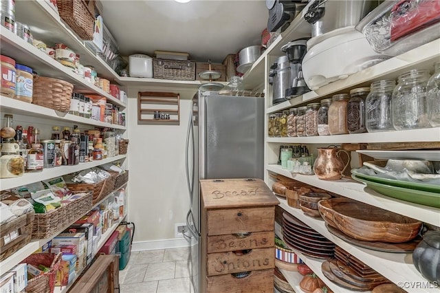 view of pantry