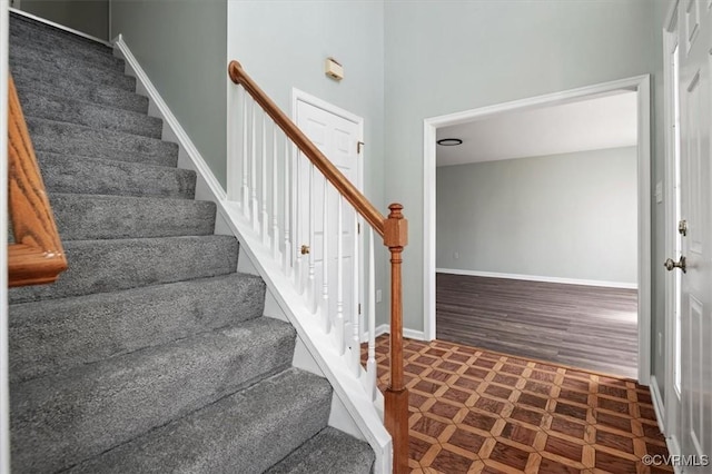 2567 Exhall Ct, Chester, VA 23831 - stairs featuring wood finished floors and baseboards