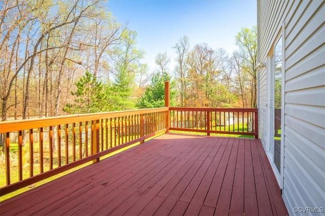 2567 Exhall Ct, Chester, VA 23831 - view of wooden deck