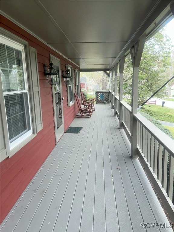 2611 Mistwood Forest Dr, Chester, VA 23831 - deck with covered porch