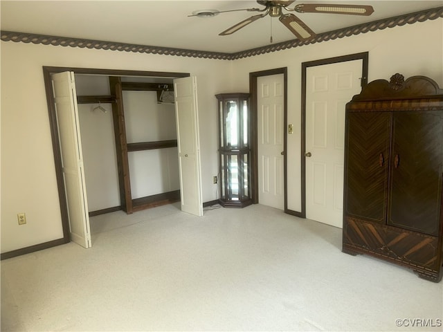 2611 Mistwood Forest Dr, Chester, VA 23831 - bedroom with a closet, baseboards, and a ceiling fan