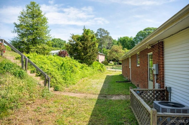 8186 Signal Hill Rd, Richmond, VA 23111 - view of yard featuring central air condition unit