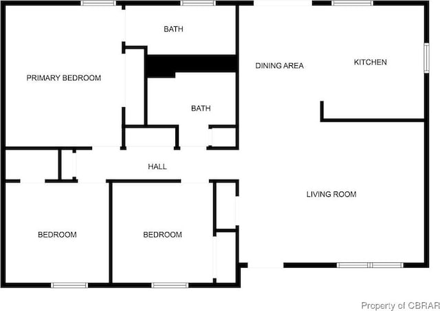 104 Martin Ln, Bohannon, VA 23021 - view of layout