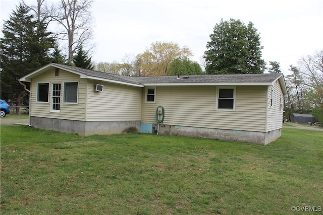 12161 Ashland Heights Rd, Ashland, VA 23005 - back of house featuring a yard and crawl space