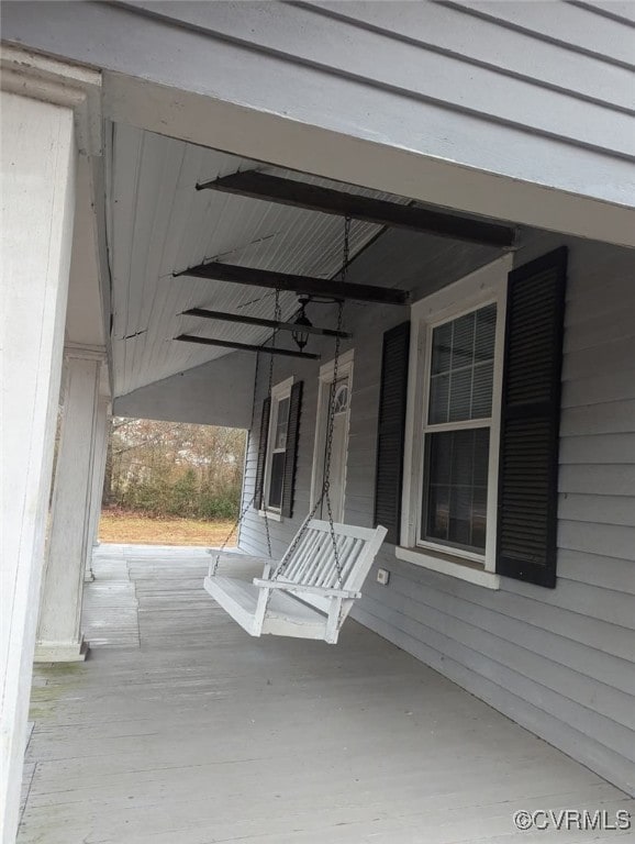 6080 Buckley Hall Rd, Mathews, VA 23035 - view of patio / terrace featuring a porch