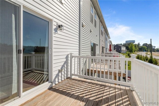 7217 Leire Ln, Chesterfield, VA 23832 - view of wooden terrace