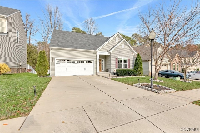 4341 Kenmare Ct, Richmond, VA 23234 - traditional-style house featuring a garage, concrete driveway, and a front yard
