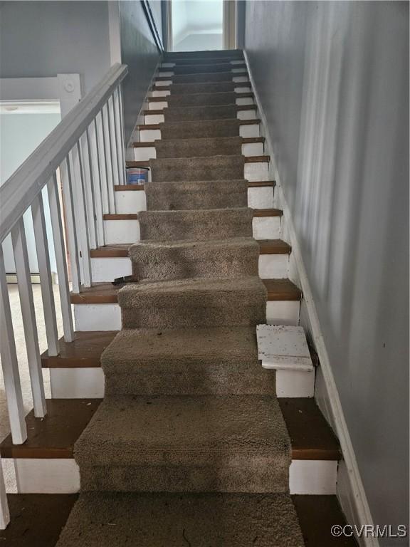 view of staircase