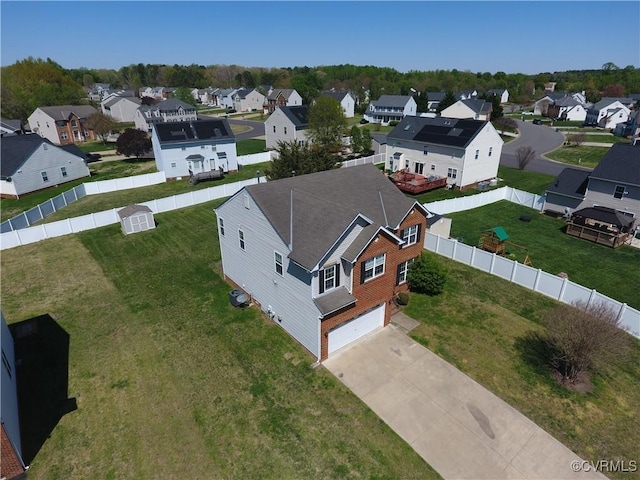 1353 Woodside Mews, Henrico, VA 23231 - birds eye view of property featuring a residential view