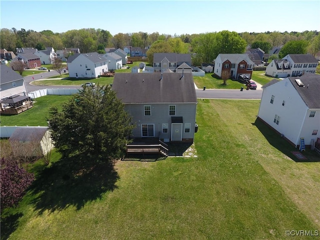 1353 Woodside Mews, Henrico, VA 23231 - bird's eye view with a residential view