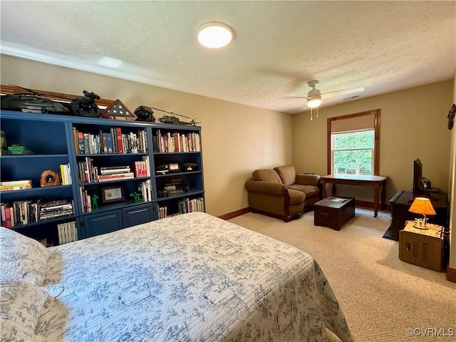 2222 Green Level Rd, King William, VA 23086 - bedroom featuring a textured ceiling and light colored carpet