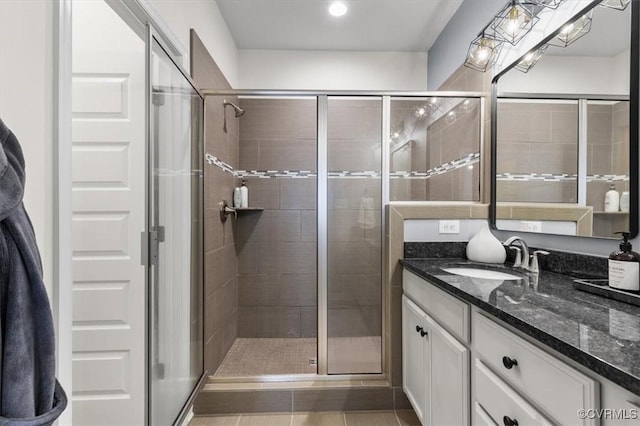 5007 Old Main St, Henrico, VA 23231 - bathroom featuring vanity and a stall shower