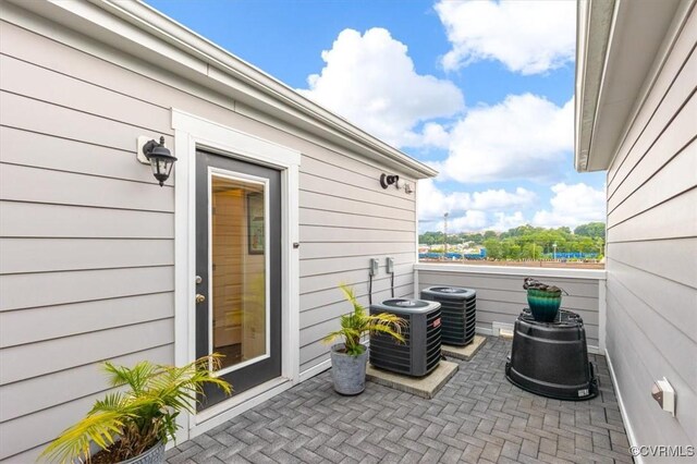 5007 Old Main St, Henrico, VA 23231 - view of patio with central AC