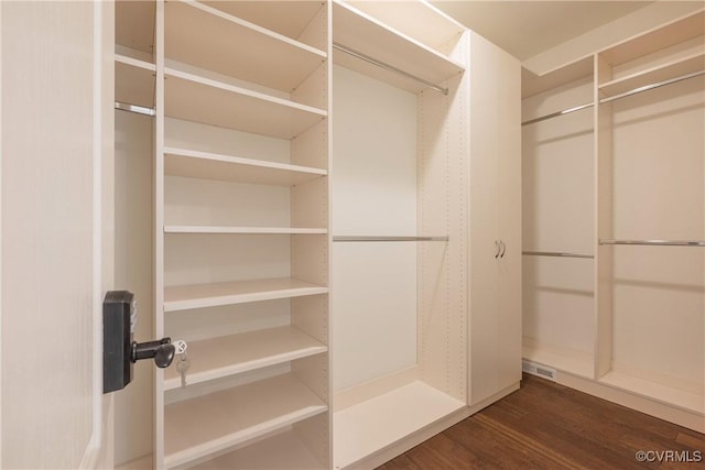 8907 First Branch Ln, Chesterfield, VA 23838 - spacious closet with dark wood-type flooring