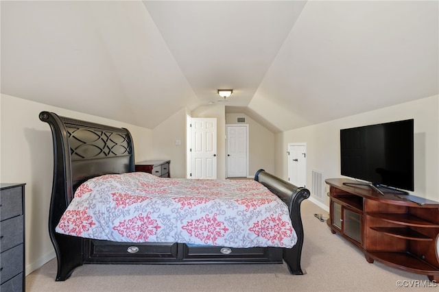 2228 Millcrest Ter, Midlothian, VA 23112 - bedroom featuring light colored carpet and vaulted ceiling