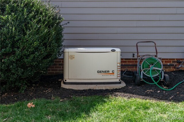 exterior view of a power unit