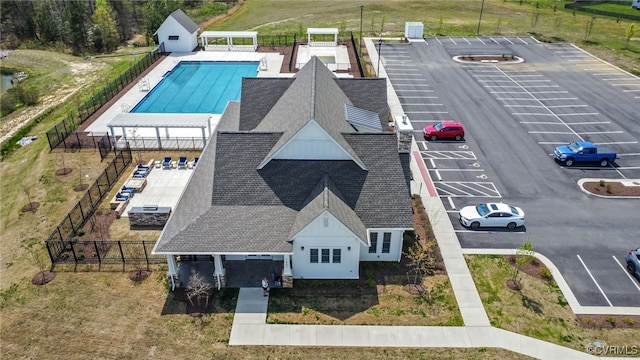 drone / aerial view