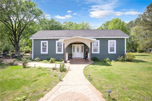 32390 S Main St, Boykins, VA 23827 - view of front of property featuring a front lawn and roof with shingles