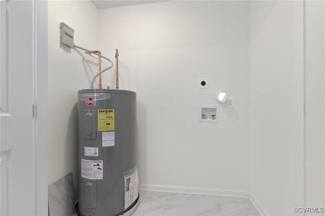 utilities featuring water heater