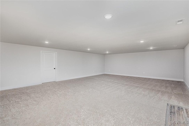 26437 Pennfields Dr, Orange, VA 22960 - unfurnished room featuring recessed lighting, carpet flooring, and baseboards