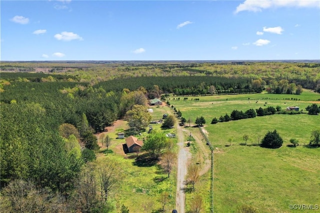 1474 Welsh Tract Rd, Charlotte Courthouse, VA 23923 - aerial view of sparsely populated area featuring a forest