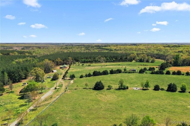 1474 Welsh Tract Rd, Charlotte Courthouse, VA 23923 - aerial view of sparsely populated area featuring a heavily wooded area