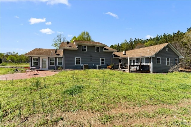 1474 Welsh Tract Rd, Charlotte Courthouse, VA 23923 - back of house featuring a lawn