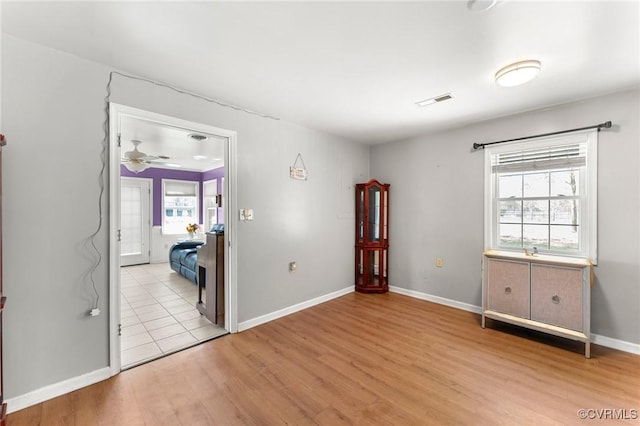 1474 Welsh Tract Rd, Charlotte Courthouse, VA 23923 - unfurnished bedroom featuring light wood-style floors and baseboards