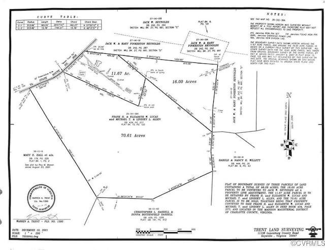 1474 Welsh Tract Rd, Charlotte Courthouse, VA 23923 - survey map / technical document