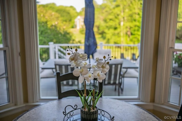 view of room details