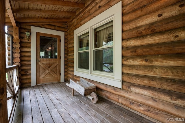 view of deck