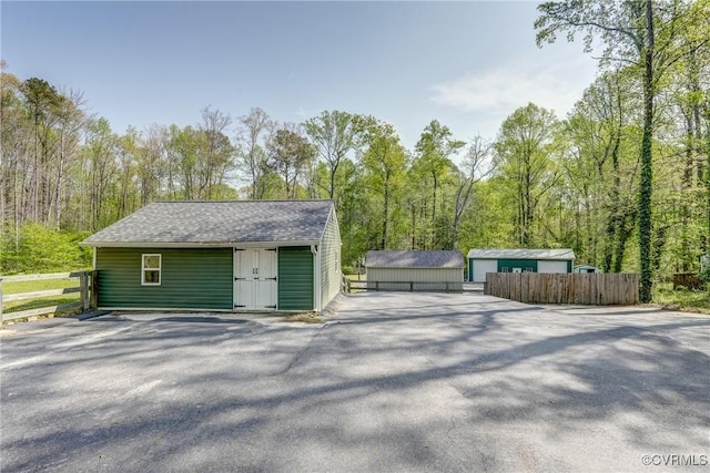 12665 Petersburg St, Chester, VA 23831 - view of outbuilding featuring an outdoor structure and fence