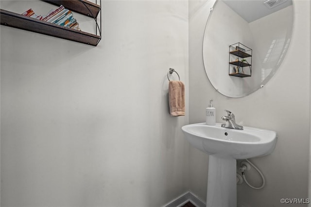 bathroom featuring visible vents