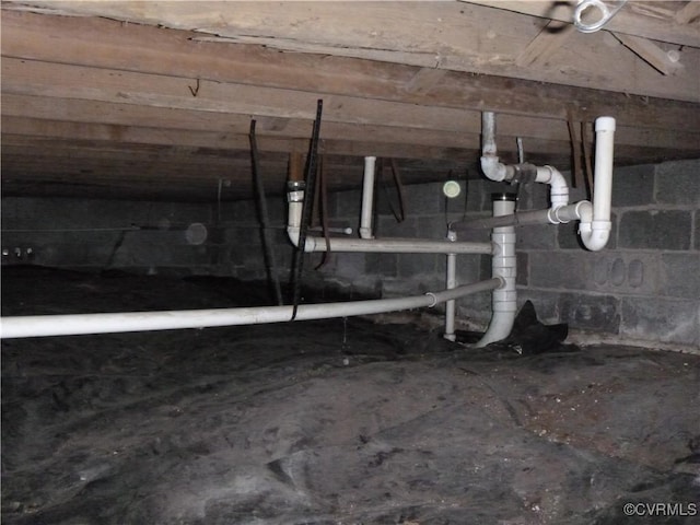 609 Nottoway Ave, Blackstone, VA 23824 - below grade area with crawl space