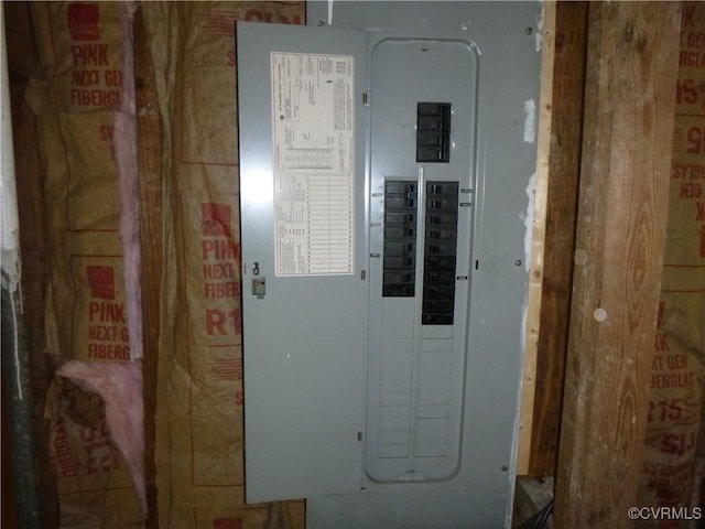 609 Nottoway Ave, Blackstone, VA 23824 - utility room with electric panel