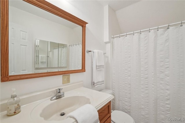 12211 Mill Race Run, Amelia, VA 23002 - full bath featuring vanity, a shower with shower curtain, and toilet