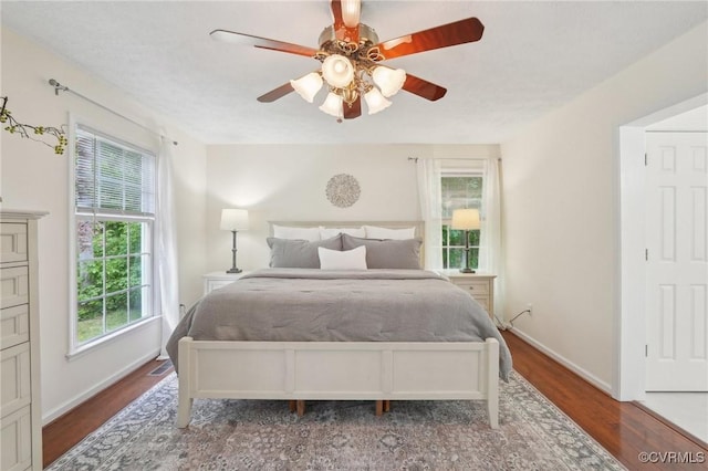12211 Mill Race Run, Amelia, VA 23002 - bedroom with baseboards, multiple windows, and wood finished floors