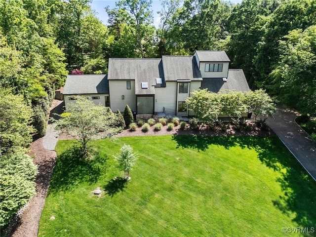 3 Welwyn Pl, Henrico, VA 23229 - view of front of home with a front yard and a shingled roof