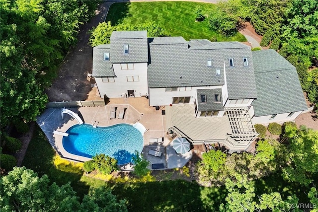 3 Welwyn Pl, Henrico, VA 23229 - bird's eye view of a pool