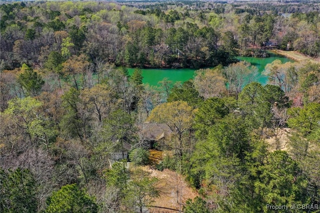 637 Mallard Bay Dr, Heathsville, VA 22473 - drone / aerial view with a forest view and a water view