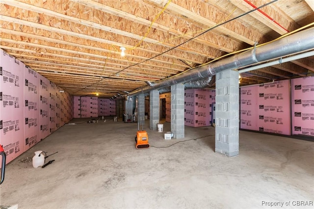 637 Mallard Bay Dr, Heathsville, VA 22473 - view of unfinished below grade area