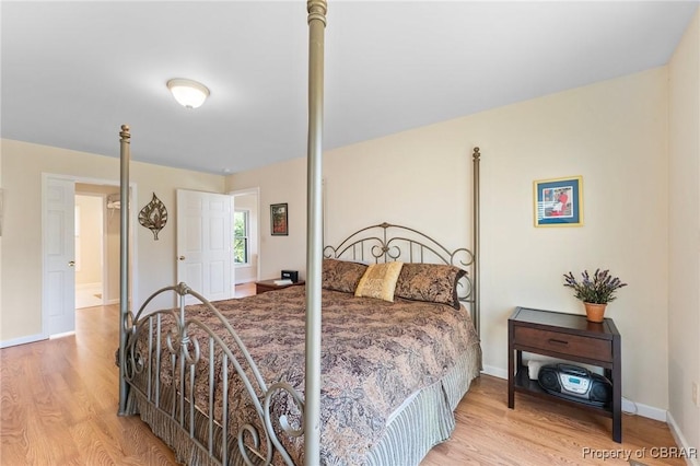 637 Mallard Bay Dr, Heathsville, VA 22473 - bedroom with baseboards and wood finished floors